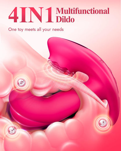 G-Punkt Vibrator für Frauen – 4-in-1 App Fernsteuerung, 8 Vibrations- & Schwingmodi, Wasserdicht, Klitoris- & G-Punkt Stimulator