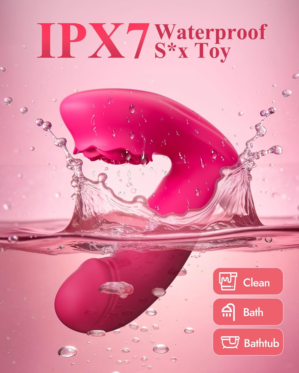 G-Punkt Vibrator für Frauen – 4-in-1 App Fernsteuerung, 8 Vibrations- & Schwingmodi, Wasserdicht, Klitoris- & G-Punkt Stimulator