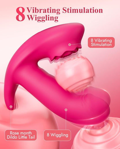 G-Punkt Vibrator für Frauen – 4-in-1 App Fernsteuerung, 8 Vibrations- & Schwingmodi, Wasserdicht, Klitoris- & G-Punkt Stimulator