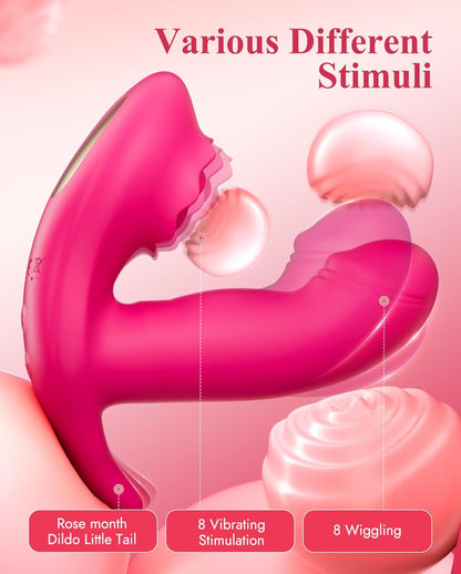 G-Punkt Vibrator für Frauen – 4-in-1 App Fernsteuerung, 8 Vibrations- & Schwingmodi, Wasserdicht, Klitoris- & G-Punkt Stimulator